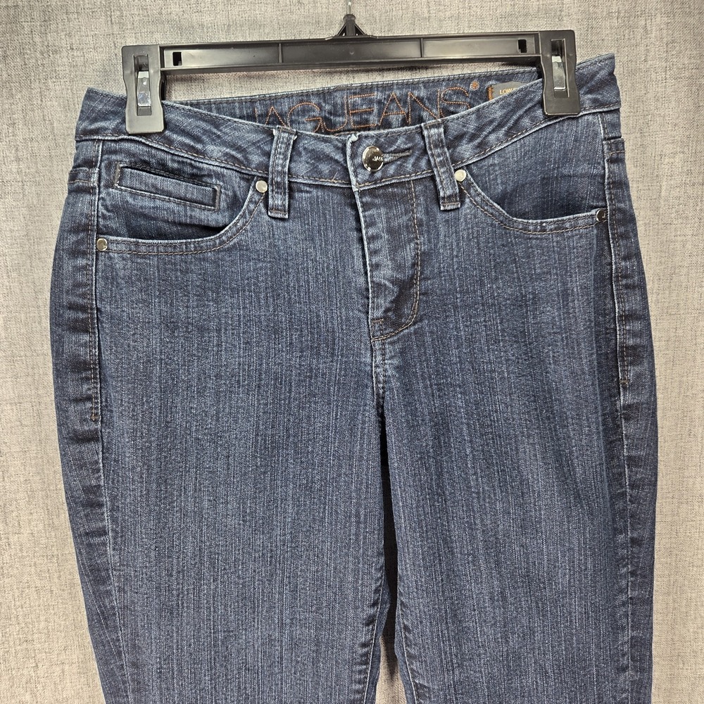 Jag‎ Jeans Women Size 2 Blue Stretch Denim Mid Rise Flare Leg